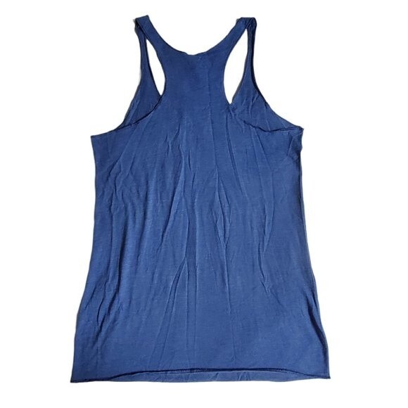Next Level Apparel blue You Just Got Served tennis racerback tank top sz S - Picture 2 of 11
